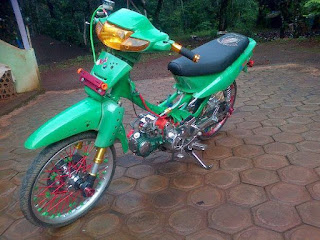 Modifikasi Honda Supra Street Racing