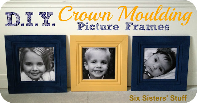 DIY Picture Frames From Molding