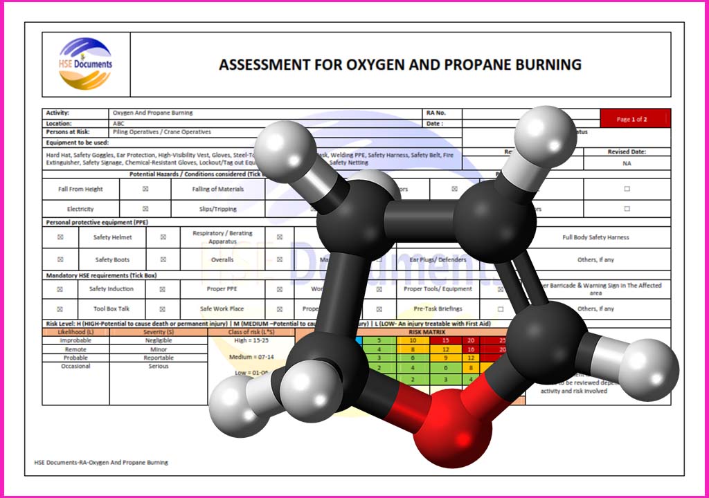 HSE DOCUMENTS-RISK ASSESSMENT FOR OXYGEN / PROPANE BURNING