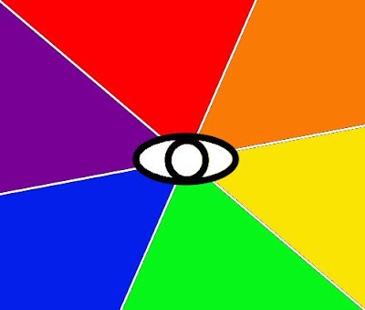 Simple Bold Rainbow Colors and an EYE - by gvan42