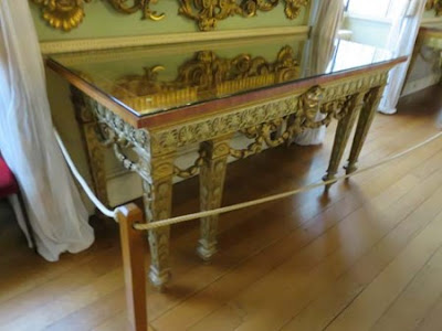 gilt side table