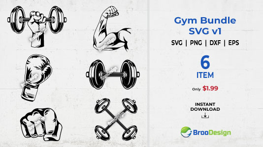 Gym Bundle SVG v1