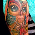 Hand With Owl Tattoo Designs On Women