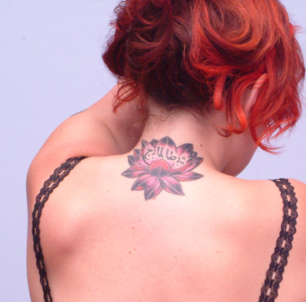 peony flower tattoo. Lotus and peonies are flowers