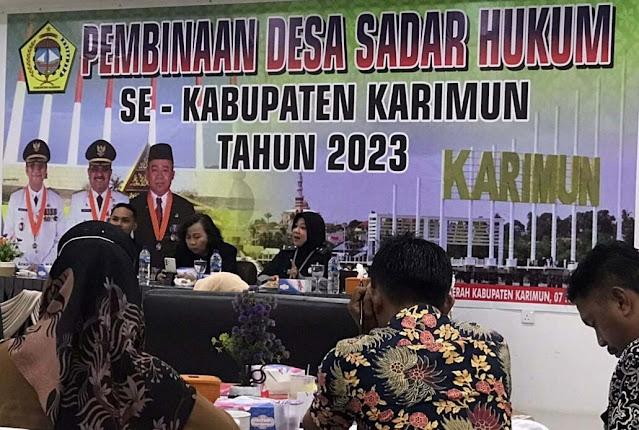 Pemkab Karimun Buka Kegiatan  Pembinaan Desa Sadar Hukum