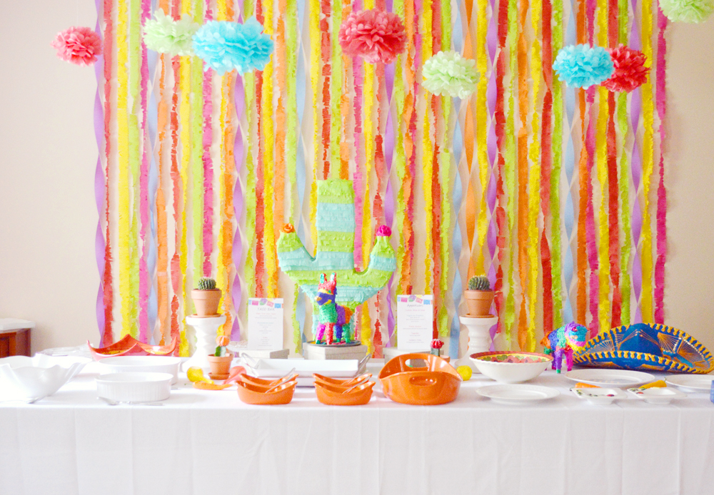 Peachy Cheek party  backdrop  diy