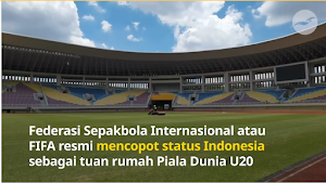 Gibran Rakabuming soal pembatalan Piala Dunia U20: “Kami sudah lelah.”
