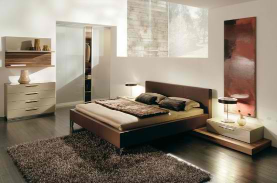 Warm Bedroom Decorating Ideas Design by Huelsta