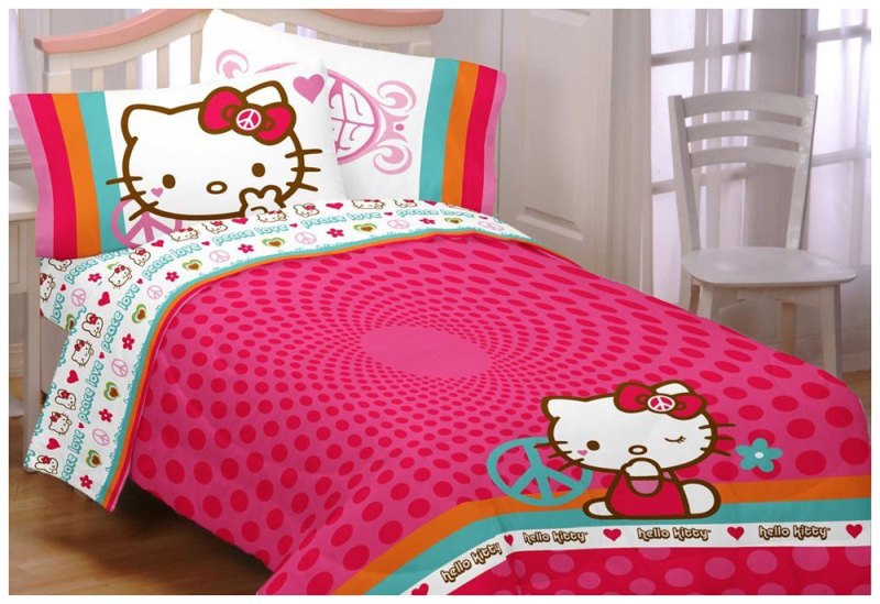  desain  kamar tidur hello  kitty  minimalis desain  gambar  