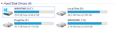 Hard Drive Partitions.