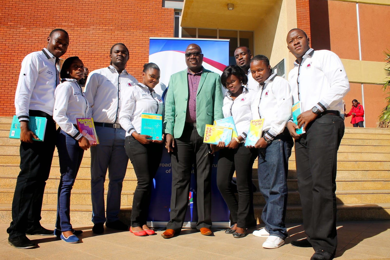 John with students from UNAM Accounting Society