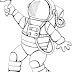 Astronauta para colorear