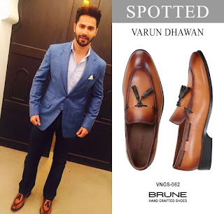 Varun Dhawan Spotted in Brune shoes by Voganow