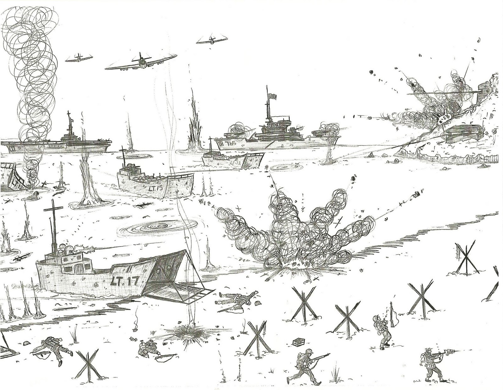 World Of Technology: Drawings of WWII by a Ten Year Old
