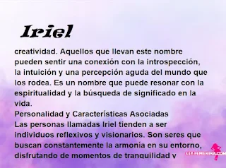 significado del nombre Iriel