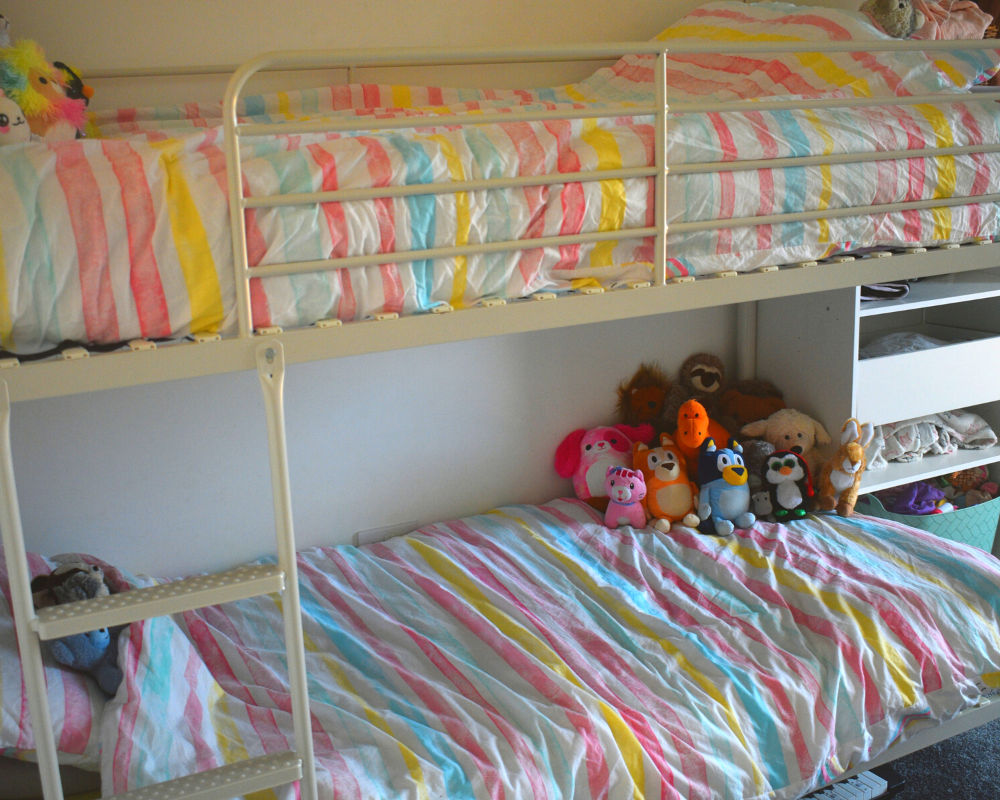 Girls Rainbow Themed Bedroom