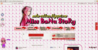 Design & Template Blog Miss BaNu StoRy 2012 - 2013