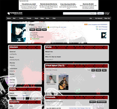 Emo myspace 2.0 layout. 4 U For