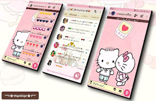 Hello Kitty Loves Theme For YOWhatsApp & Fouad WhatsApp By Nanda