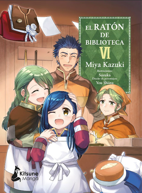 Kitsune Books lanzará El ratón de biblioteca vol. 6 el 15 de marzo.