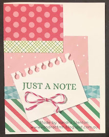 #CTMHVandra, #ctmhOhWhatFun, TicTacToe, Colour Dare Challenge, color dare, Stamp of the Month, just a note, thin cuts, scraps, bows, 