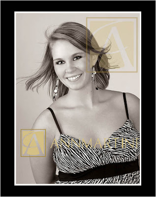 Dallas Texas professional senior portraits or pictures of Plano Texas girl in studio fun glamour poses