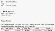 Contoh Surat Permohonan Obat