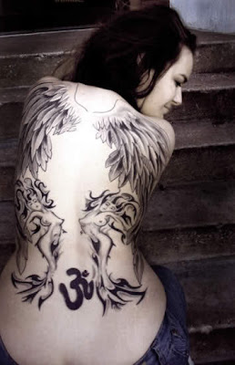 Beautiful tattoo on back