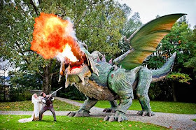  World's largest walking robot is a fire-breathing dragon ... of course