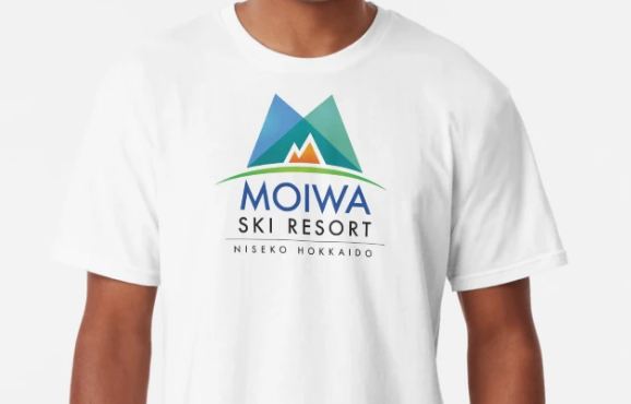 Tshirts and stickers from moiwa ski resort