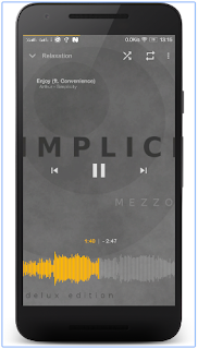 Müxtəlif temaları mövcud olan Music Player Mezzo ilə musiqi dinləmək heç bu qədər əyləncəli bir hal almamışdı.