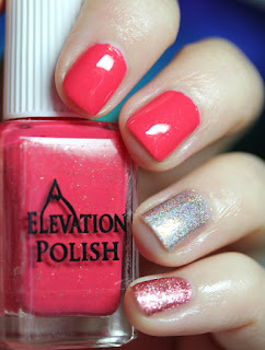 Elevation Polish SBP: Sunrise Alpenglow, Cupcake Polish Bubbles and Baubles, Girly Bits Xmas & O's