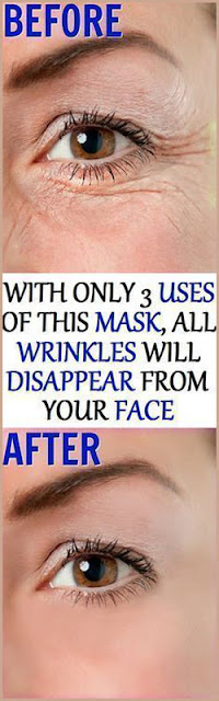 With Only 3 Uses Of This Mask All Wrinkles Will Disappear From Your Face!