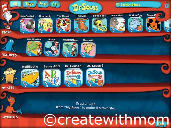 Create With Mom Collection Of Dr Seuss Digital Media Books For Children