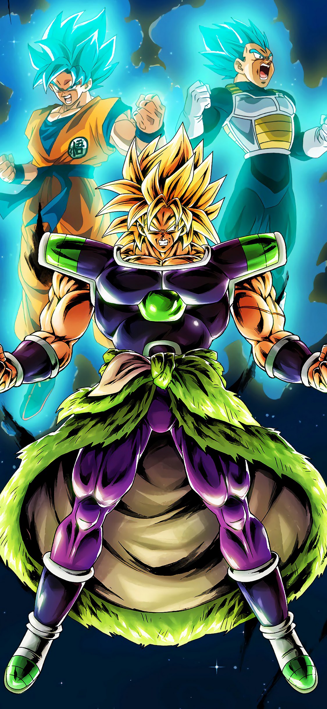 Broly Goku Vegeta Dragon Ball Super Broly 8k 7680x4320