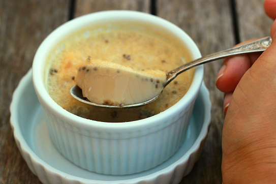 gelatina de té chai con leche condensada