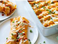 Terbaru Resep Makanan Luar Negeri | Resep Buffalo Chicken Enchiladas