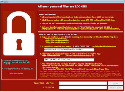 DMA Locker 3.0 Ransomware