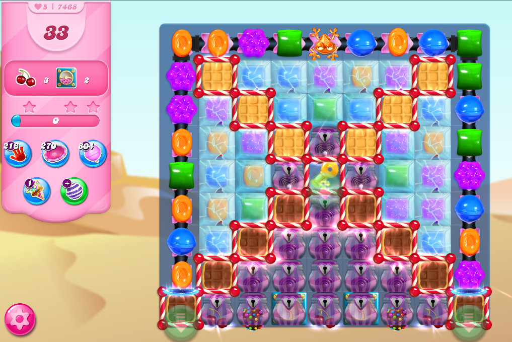 Candy Crush Saga level 7468