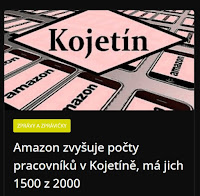 Amazon zvyšuje počty pracovníků v Kojetíně, má jich 1500 z 2000 - AzaNoviny