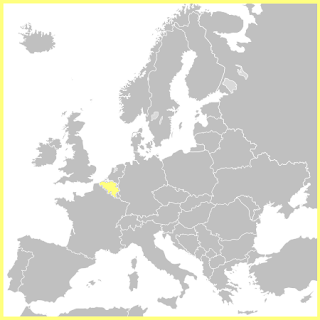 Mapa Belgica