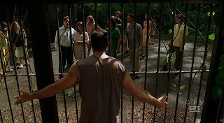 Jack Lost island caged tailies Matthew Fox