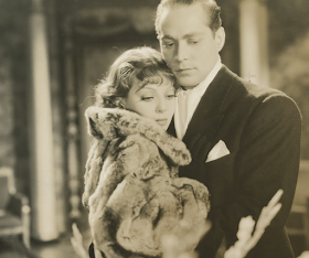 Actor Franchot Tone and actress Loretta Young in the 1933 precode film Midnight Mary