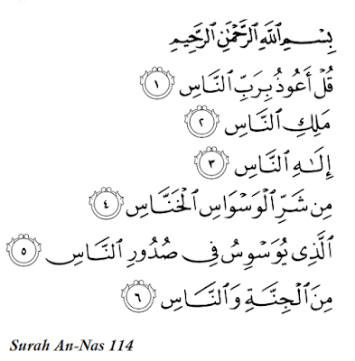 Surat An Nas Dan Terjemahannya