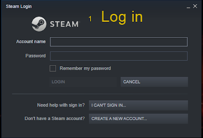 Steam Log in