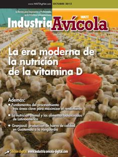 Industria Avicola. La revista de la avicultura latinoamericana - Octubre 2012 | ISSN 0019-7467 | TRUE PDF | Mensile | Professionisti | Tecnologia | Distribuzione | Pollame | Mangimi
Established in 1952, Industria Avìcola is the premier Latin American industry publication serving commercial poultry interests.
Published in Spanish, Industria Avìcola is the region's only monthly poultry publication reaching an audience of 10,000+ poultry professionals in 40 countries.
Industria Avìcola founded and continues to administer the prestigious Latin American Poultry Hall of Fame.