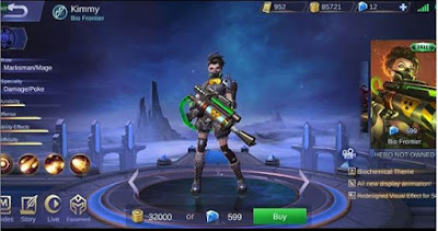 Kimmy Starlight Skin March 2021 - Bio Frontier - Mobile Legends