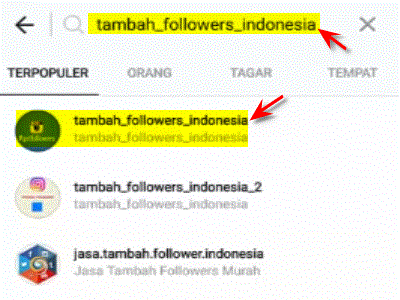 Menambah Followers Instagram