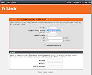 setup+connection Setting Modem D Link 2640 B