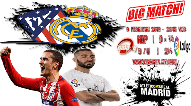  Atletico Madrid VS Real Madrid, situs bola online, agen bola online, taruhan bola online, agen sbobet